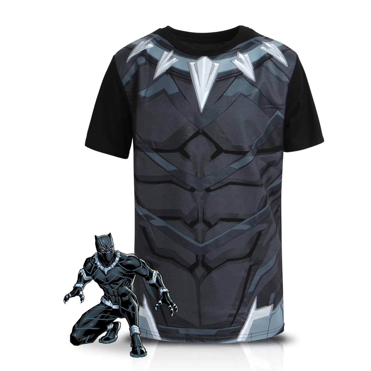 Marvel Avengers Spiderman Boys Shirts - Hulk Iron Man Captain America Thor Short Sleeve Graphic Tees for Toddler Boys & Kids